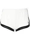 Courrèges Contrasting-trim Logo Shorts In White