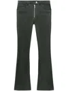 Courrèges Corolle Vinyl Trousers In Black