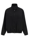 Courrèges Courreges Buckle-collared Bomber Jacket In Black