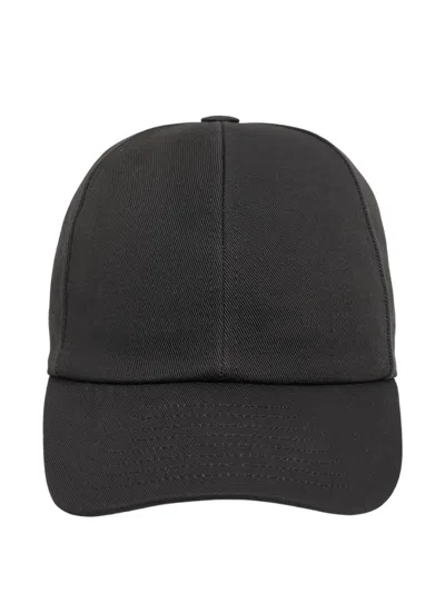 Courrèges Cotton Cap In Gray