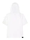 Courrèges White Cotton Hoodie T-shirt In White