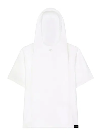 Courrèges Topwear In Heritage White