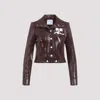 Courrèges Re-edition Vinyl Jacket Clothing In Brown
