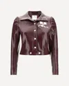 Courrèges Reedition Patent Logo Jacket In Brown