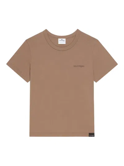 Courrèges T-shirt Aus Baumwoll-jersey