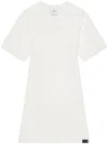Courrèges White Cotton Mini Dress In Heritage White
