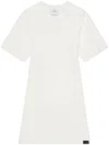 Courrèges White Cotton Mini Dress In Heritage White