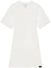 Courrèges White Ribbed Sweater In Cotton And Wool In White