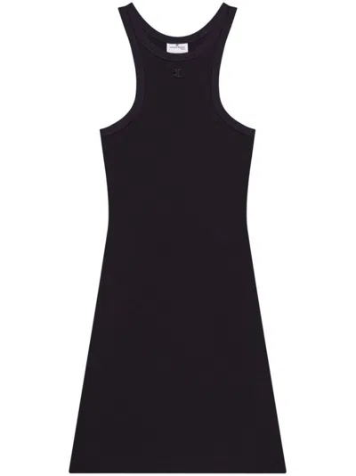 Courrèges Courreges Women Short Scuba Dress In Black
