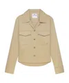 Courrèges Courreges Beige Utility Shirt With Pockets In Nude