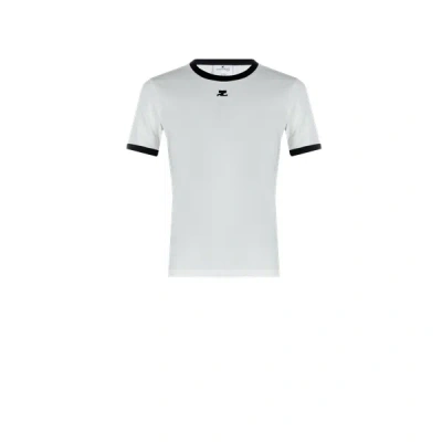 Courrèges Courreges T-shirt Woman In White