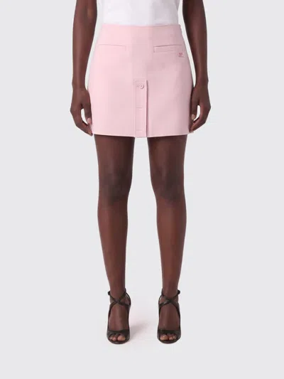 Courrèges Vinyl Mini Skirt In Pink