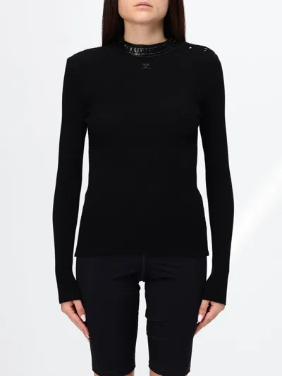 Courrèges Sweater Woman Color Black