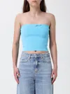 Courrèges Courr&egrave;ges Viscose Knit Top  In Blue