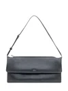 Courrèges Rectangular Shoulder Bag Adjustable Strap In Black