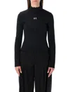 Courrèges Courreges Interlock Jersey Track Jacket For Athletic In Black