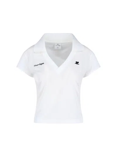 Courrèges Courregès White Sports Top