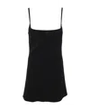 Courrèges Courreges Mini Dress With Strap And Buckle Detail. In Black