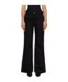 Courrèges Baggy Jeans In Black
