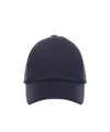 Courrèges Embroidered Cap In Black