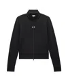Courrèges Logo Tech Track Jacket In Black