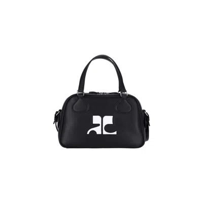 Courrèges Courrges Re-edition Bowling Bag In Black