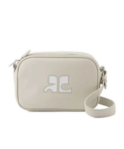 COURRÈGES COURRÈGES REEDITION ZIP-UP CROSSBODY BAG