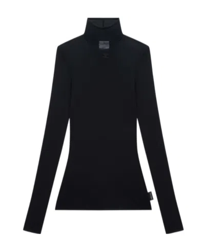 COURRÈGES COURRÈGES SECOND SKIN MOCKNECK TOP