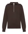 Courrèges Trucker Wool Jumper In Black