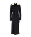 Courrèges Courreges Woman Midi Dress Black Size S Cotton, Polyamide In Black
