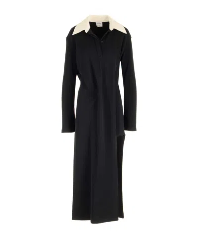 COURRÈGES COURRÈGES TWIST POLO LONG DRESS