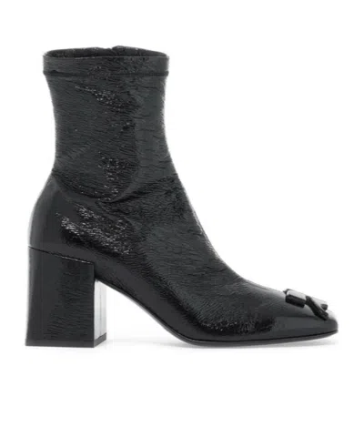 Courrèges Reedition Ankle Boots - Courreges - Vinyl - Black