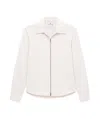 Courrèges Popeline-hemd Mit Reissverschluss In White