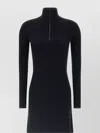 Courrèges Courreges Women Wool Knit Dress In Black