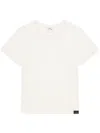 Courrèges Logo-patch Cotton T-shirt