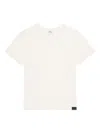 Courrèges Logo-patch Cotton T-shirt In White