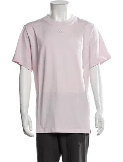 Pre-owned Courrèges Crew Neck Short Sleeve T-shirt W/ Tags In Pink