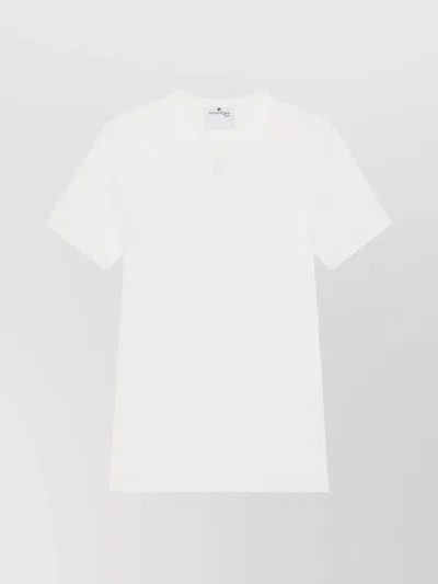 COURRÈGES CREW NECK SHORT SLEEVES
