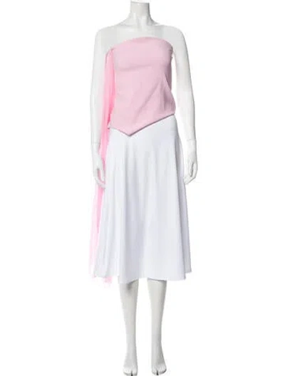 Pre-owned Courrèges Crew Neck Sleeveless Top W/ Tags In White