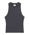 Courrèges Drop-armholes Tank Top In Black