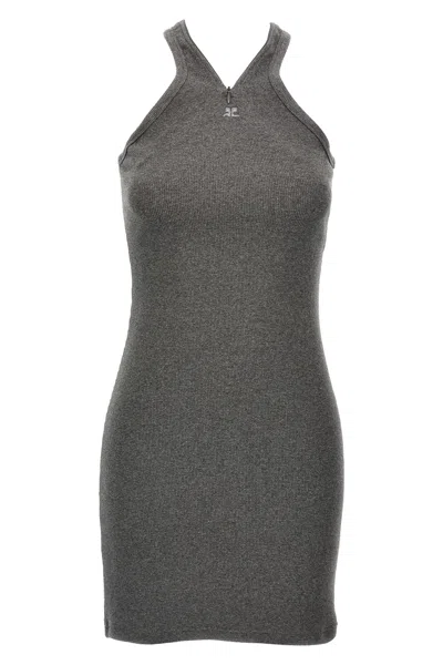 COURRÈGES COURREGES 'CRISS CROSS 90'S MINI' DRESS