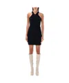 Courrèges '90's Criss Cross Mini In Black