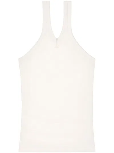 COURRÈGES COURREGÈS CRISS CROSS COTTON TANK TOP
