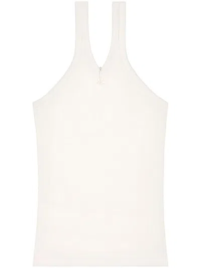 COURRÈGES COURRÈGES CRISS CROSS COTTON TANK TOP