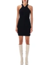 Courrèges '90's Criss Cross Mini In Black