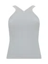 Courrèges Criss Cross Top In Heritage White