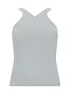 Courrèges Criss Cross Top In Heritage White