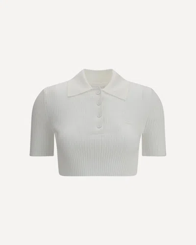 Courrèges Cropped Polo Shirt