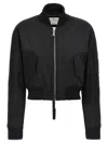 Courrèges Scuba Bomber Jacket Casual Jackets And Parka Black