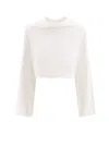 Courrèges Courreges Cocoon Sweatshirt In White